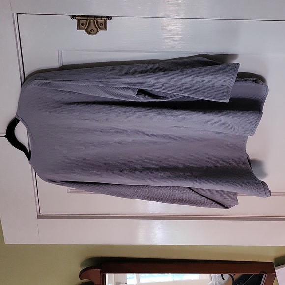 April Meets October November Robe in Blue Gray One Size EUC - Picture 5 of 8